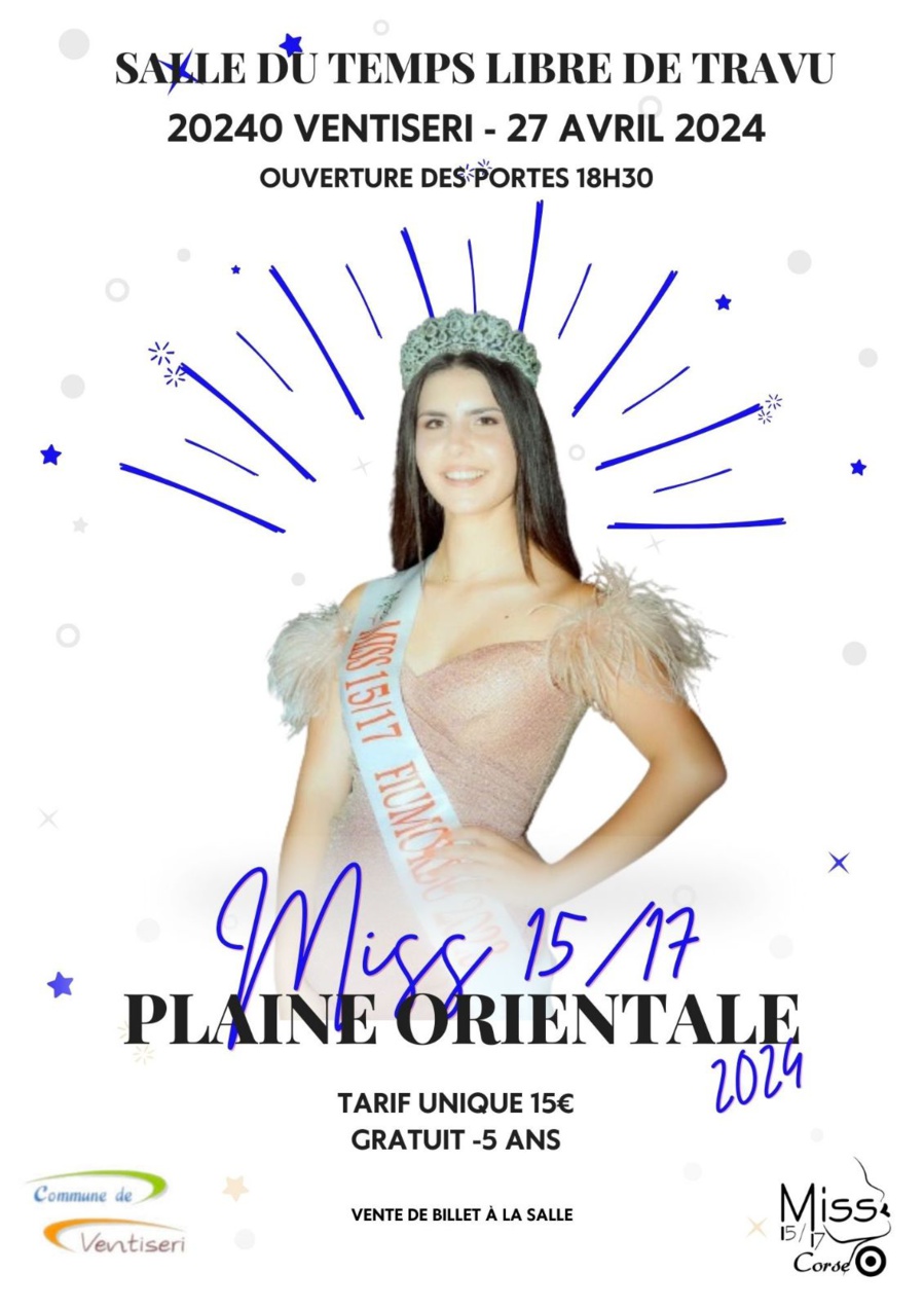 Election Miss 15/17 plaine orientale 2024