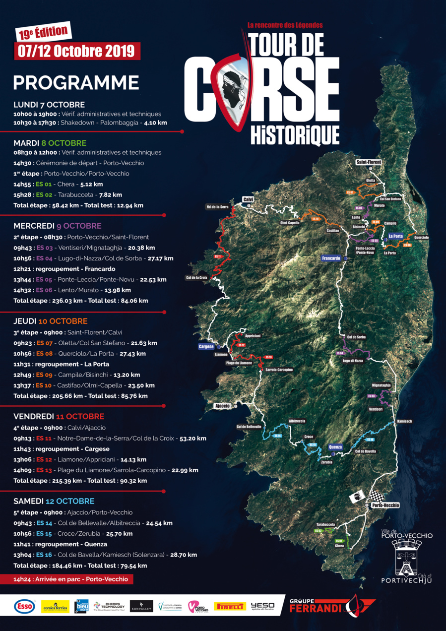 Tour de Corse historique Agenda Ventiseri