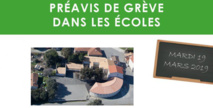 Grève des enseignants le 19 mars 2019