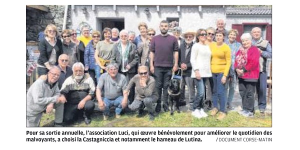 Sortie au cœur de la Castagniccia pour l’association Luci