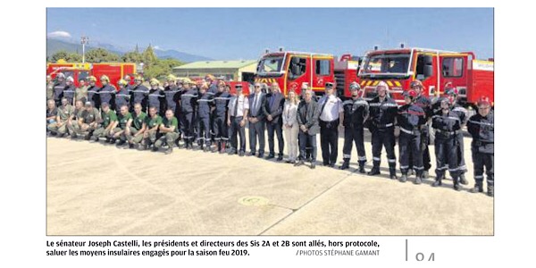 Le dispositif de lutte contre les feux présenté par l'État sur la BA 126 de Ventiseri Solenzara