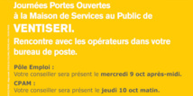 Journées portes ouvertes à la MSAP de Ventiseri Journées portes ouvertes à la MSAP de Ventiseri