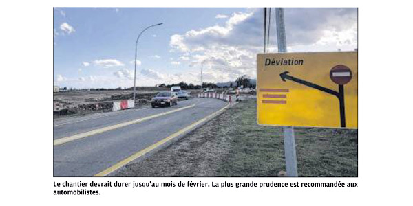 La RT10 encore en travaux jusqu’au mois de février