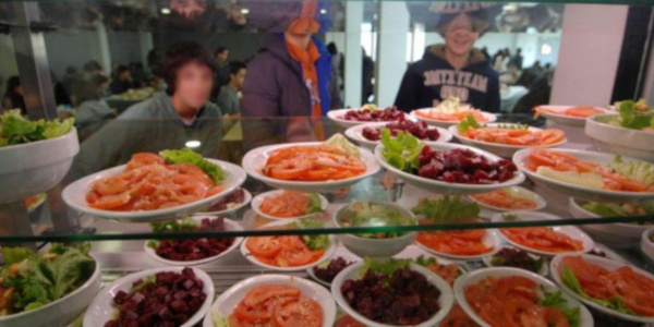 Un menu végétarien à la cantine scolaire