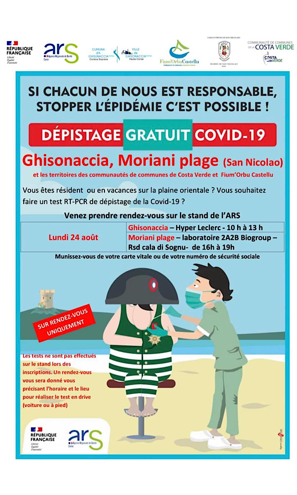 Dépistage gratuit COVID-19