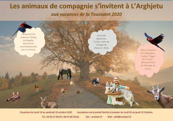 ALSH L'ARGHJETU : toussaint 2020 ALSH L'ARGHJETU : toussaint 2020