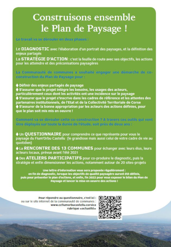 Participez au plan de paysage du Fium'Orbu Castellu