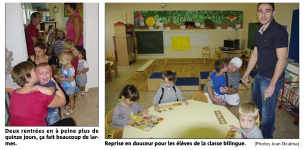 Les élèves de la maternelle ont refait leur rentrée