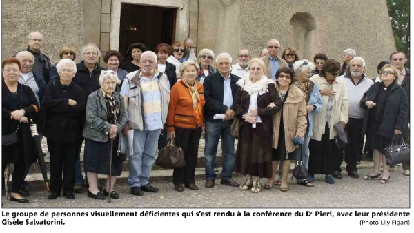 Conférence à l'église pour les adhérents de l'associu Luci