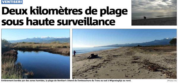 Deux kilomètres de plage sous haute surveillance