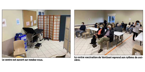 Forte affluence au centre de vaccination de la Plaine