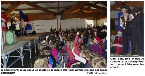 La baguette magique enchante les enfants des écoles