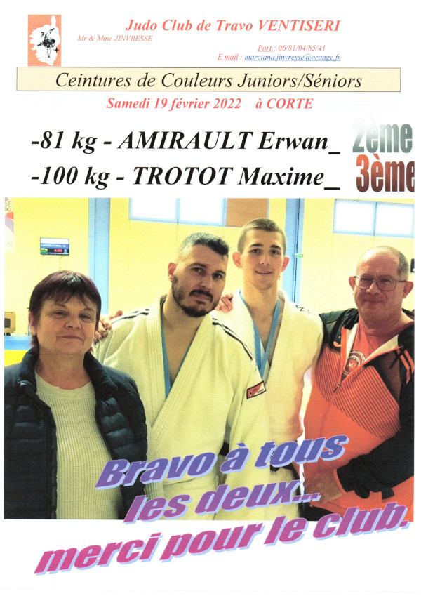 Judo Club Travo Ventiseri Judo Club Travo Ventiseri