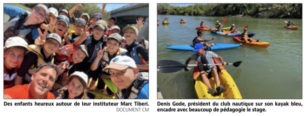 Le Tavignanu en kayak pour les élèves de l’école de Travu