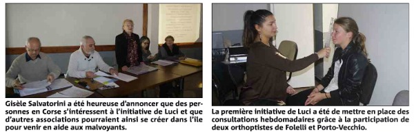 Association Luci : bilan et perspectives encourageantes Association Luci : bilan et perspectives encourageantes