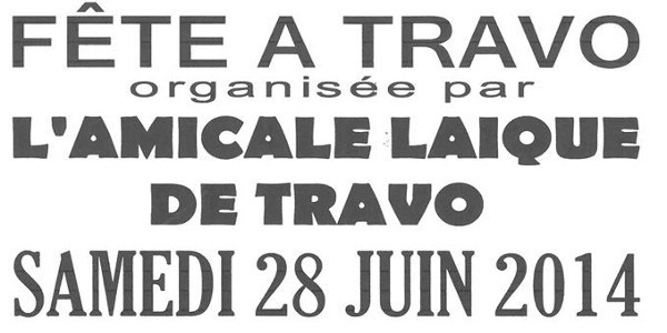 Fête à Travo le 28 juin Fête à Travo le 28 juin