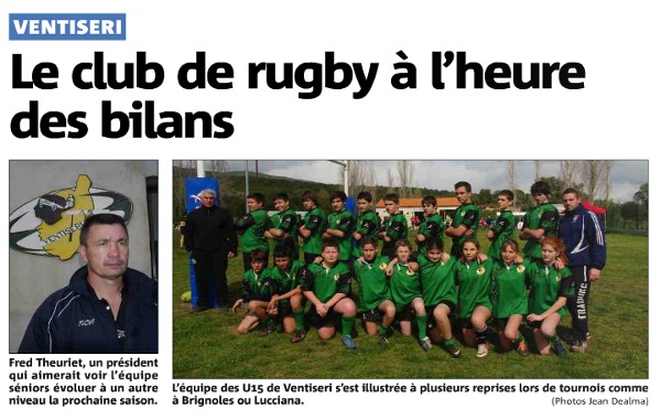 Le club de rugby à l'heure des bilans