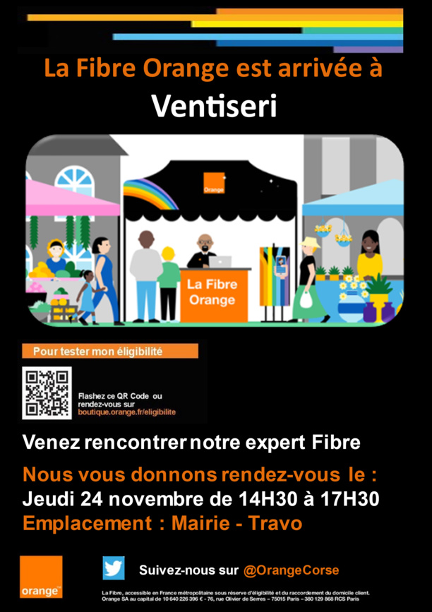 La fibre arrive à Ventiseri