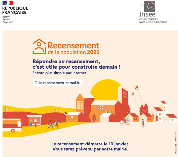 Recencement de la population 2023