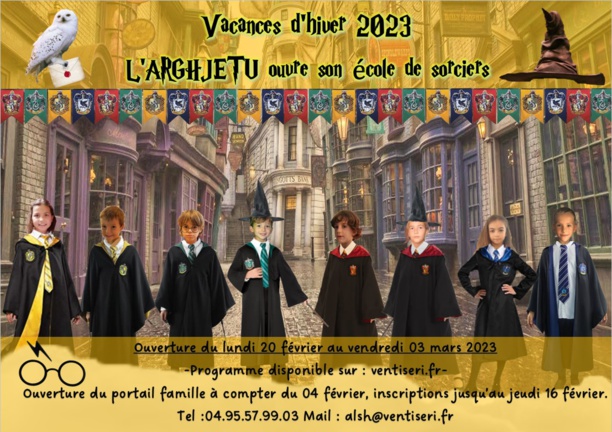 ALSH L'ARGHJETU : Hiver 2023 ALSH L'ARGHJETU : Hiver 2023