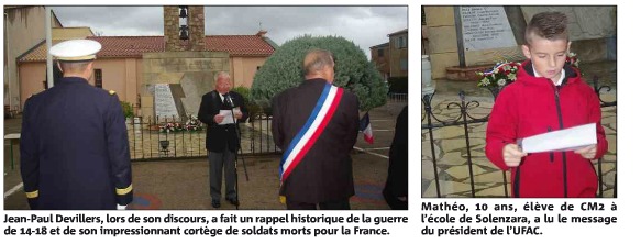 L'hommage aux 132 poilus "morts pour la France" L'hommage aux 132 poilus "morts pour la France"