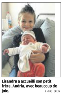 Le petit Andria vient au monde à la maison Le petit Andria vient au monde à la maison