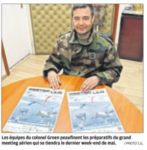 On peaufine les derniers préparatifs du meeting aérien On peaufine les derniers préparatifs du meeting aérien