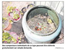 L'intercommunalité relance son appel pour l'utilisation de composteurs L'intercommunalité relance son appel pour l'utilisation de composteurs