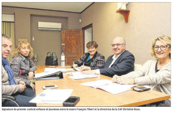 La naissance de l'ALSH officialisée par un contrat La naissance de l'ALSH officialisée par un contrat