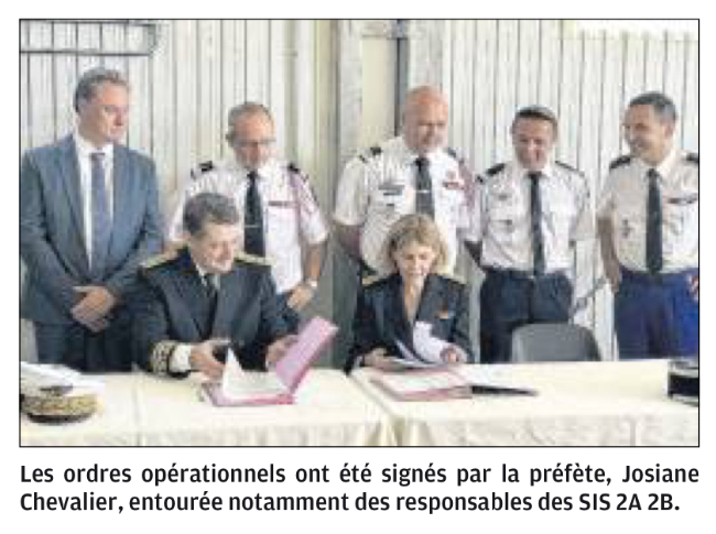 Le dispositif de lutte contre les feux présenté par l'État sur la BA 126 de Ventiseri Solenzara