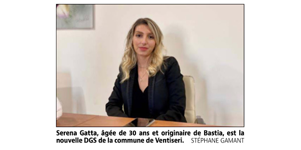 Serena Gatta, nouvelle directrice générale des services Serena Gatta, nouvelle directrice générale des services