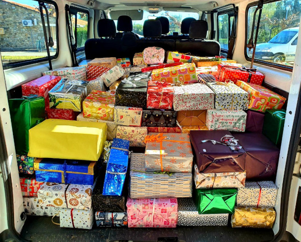 Opération Noël solidaire à L'Epicerie and Co de Travu