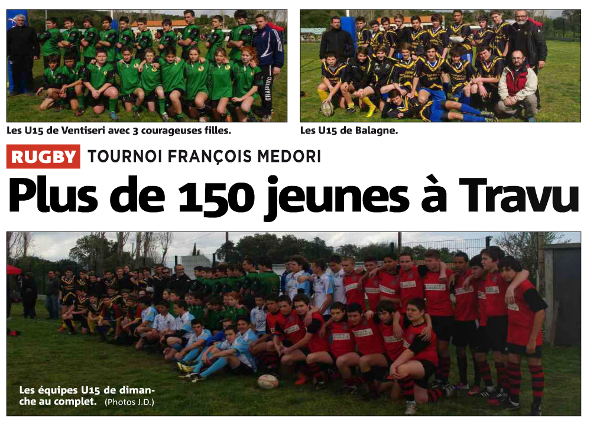 Tournoi François Medori : Plus de 150 jeunes à Travu