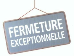 Fermeture exceptionnelle de la Mairie