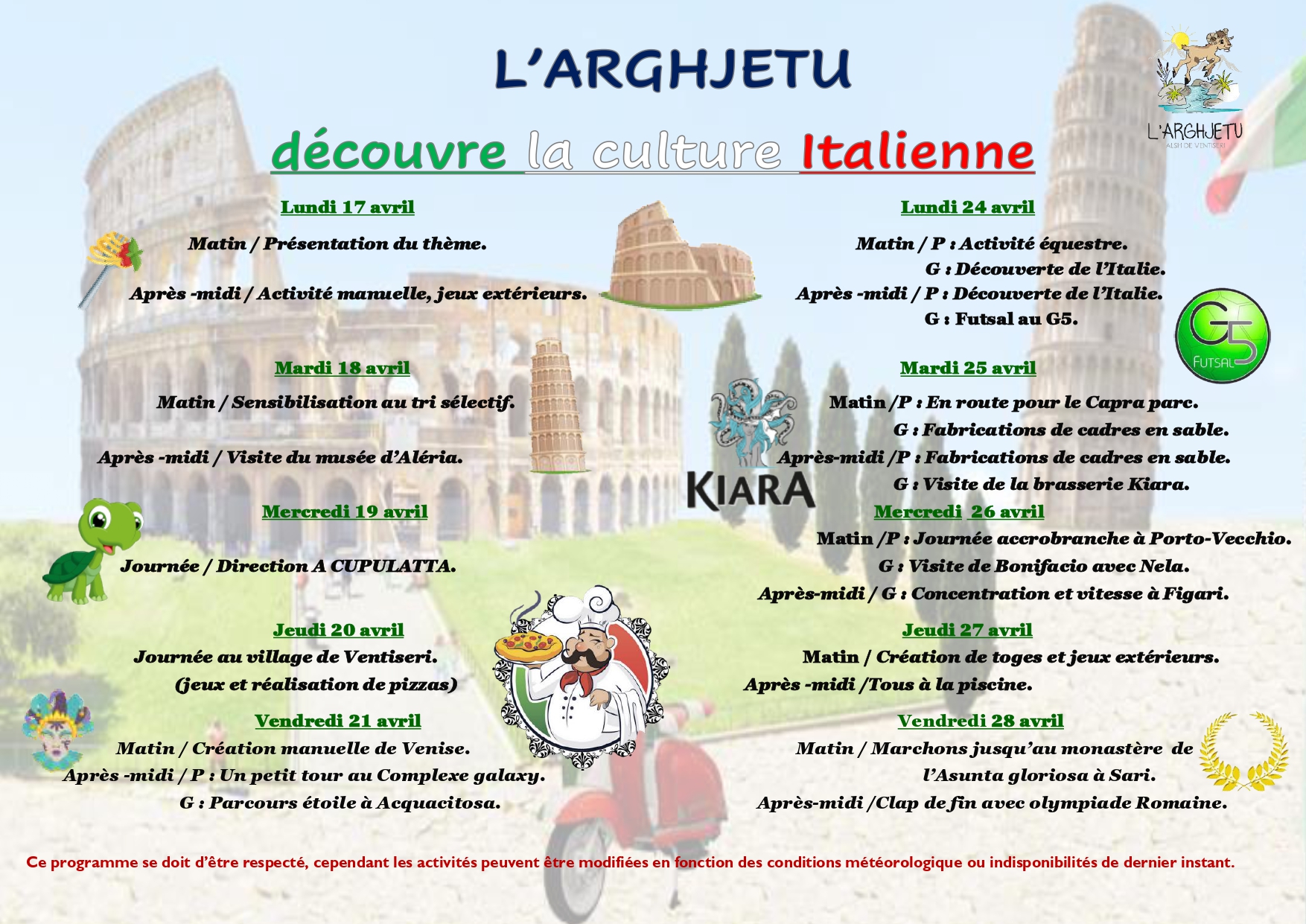 ALSH L'ARGHJETU : Printemps 2023