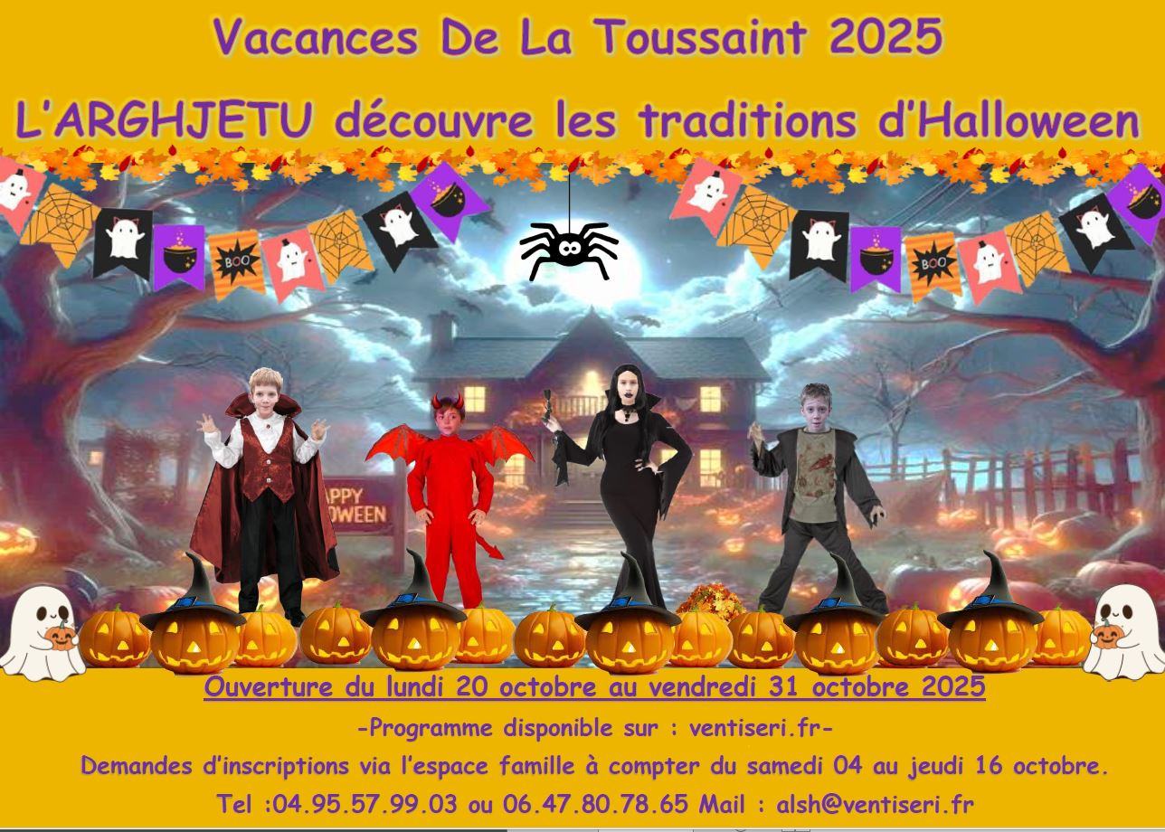 ALSH L'ARGHJETU : Toussaint 2025