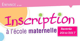 Inscriptions à l'école maternelle