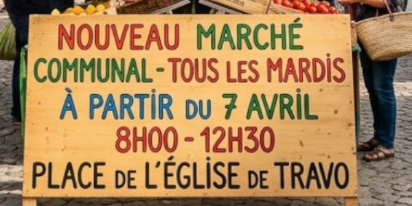 Votre nouveau marché communal arrive !