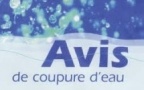 Avis de coupure d'eau