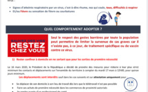 Covid-19 : communiqué l'Agence Régionale de Santé