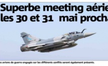 Superbe meeting aérien les 30 et 31 mai prochains