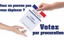 Pensez au vote par procuration