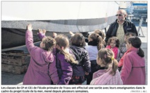 Les  jeunes élèves de Travu à la découverte de la mer
