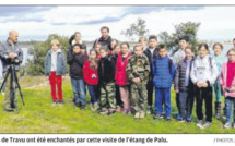 A la découverte de l'étang de Palu pour les écoliers de Travu