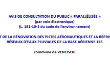 Projet de la rénovation des pistes aéronautiques et la reprise des réseaux d'eaux pluviales de la Base aérienne 126