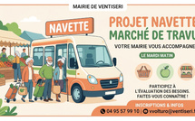 Mise en place d'une navette pour le marché communal de Travu